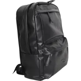 Urban Man Navigator PU Backpack Black Front